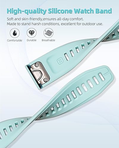 Miniatura 5 de Correa de reloj de 0.787 pulgadas para Garmin fenix 5s 6s6s pro 7s Instinct 2s 20 de liberación rápida, correas de repuesto para Garmin Epix 2 1.654