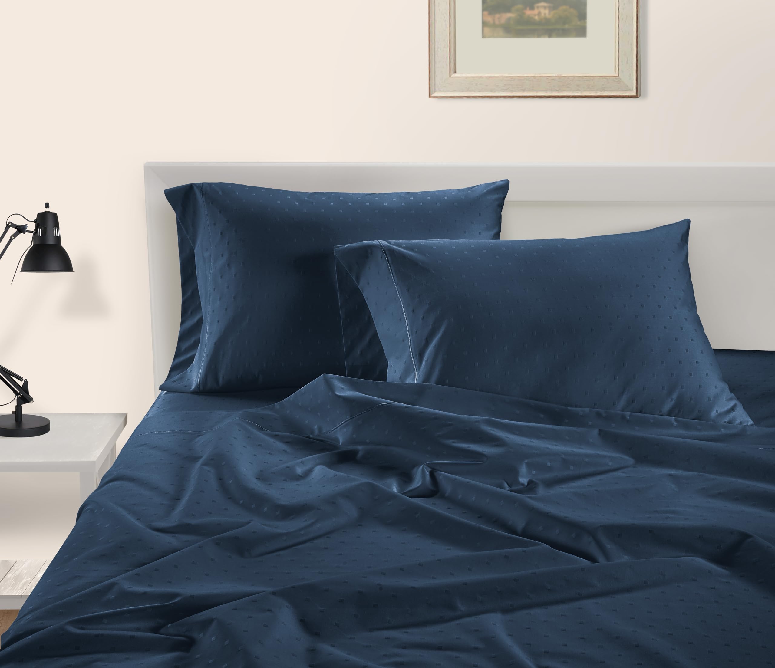 Lane Linen Drap-housse 1000 % Coton égyptien 1000 % Coton égyptien Avec