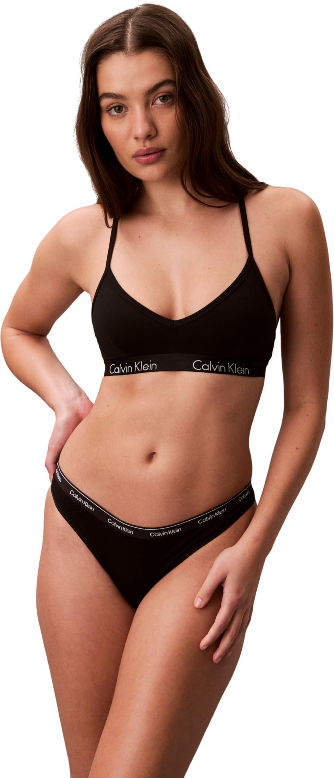 Calvin Klein Women Thong 7 PK Red (Blck/PrSrbt/ICNLGSTRP GRYHTHR/SnwHt) XL