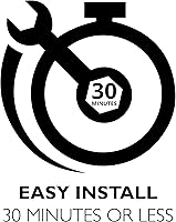 Vista 9 de Design House Bisagras para puerta interior, 4.0 in. x 4.0 in., Redondeado, 1/4-pulg Radio, Acero, Pre-Lubricado, Herrajes para Puerta, Negro Mate