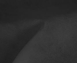 HAPPERS 1 metre of non-woven fabric, non-woven fabric, TST, TNT black by the metre