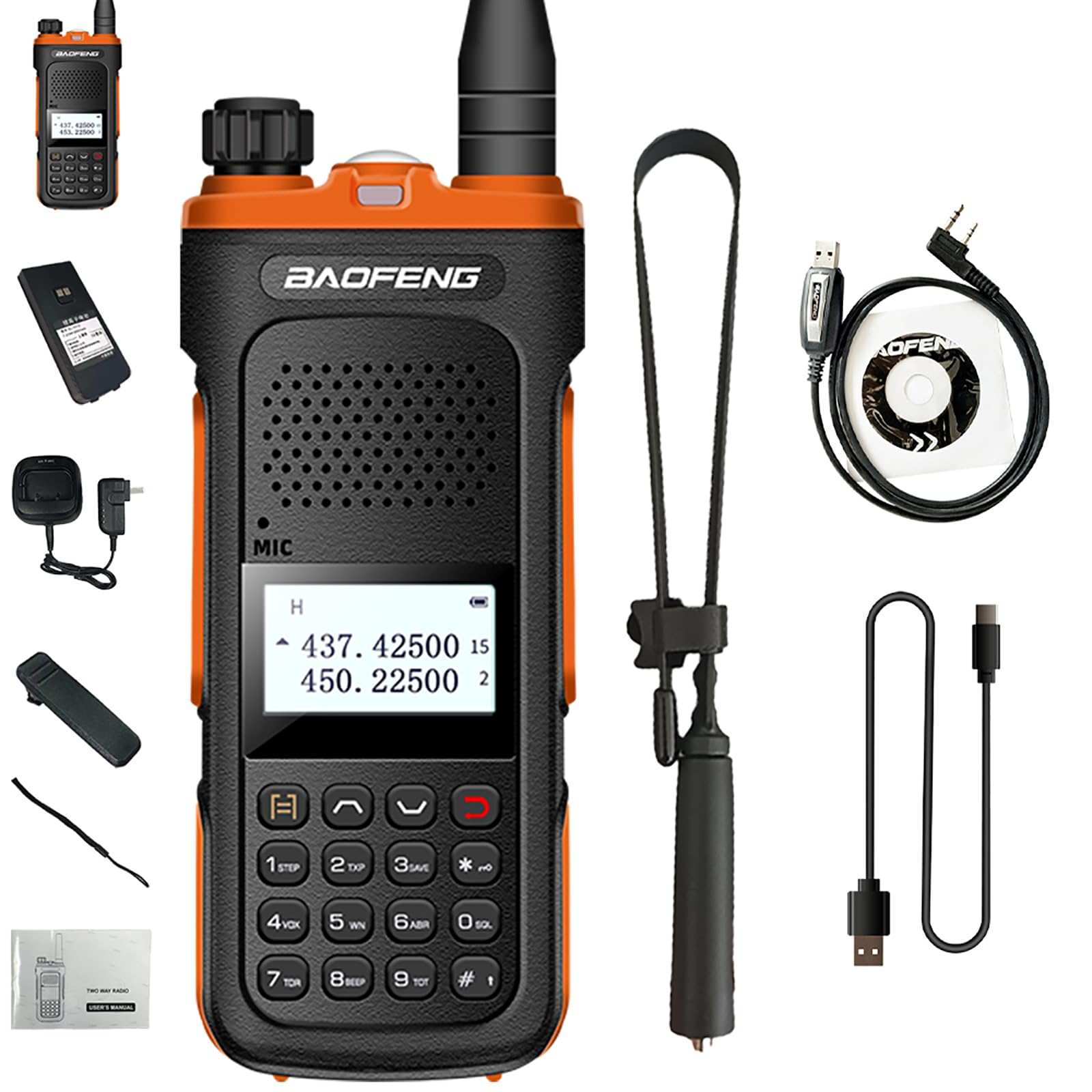 Amazon.com: BAOFENG UV-10R Two Way Radio Long Range USB-C Charger Amazon.com: BAOFENG UV-10R Two Way Radio Long Range USB-C Charger