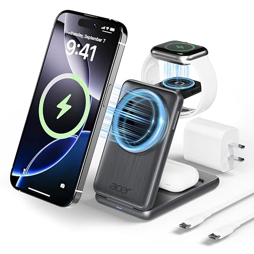 Acer 3-in-1 MagSafe Charging Station for Apple