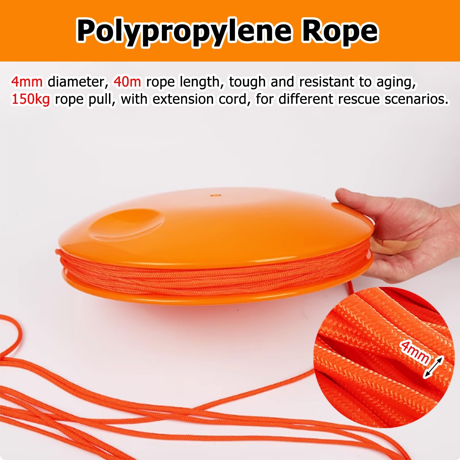 dysk ratunkowy Drowning Rescue Frisbee Dla Dorosłych, Pomarańczowy Dysk Ratunkowy O Wysokiej Widoczności Do Pływania/Raftingu/Pływania Łódką, Lekkie Urządzenie Do Rzucania Dla Dzieci Z 40m(1 Piece)