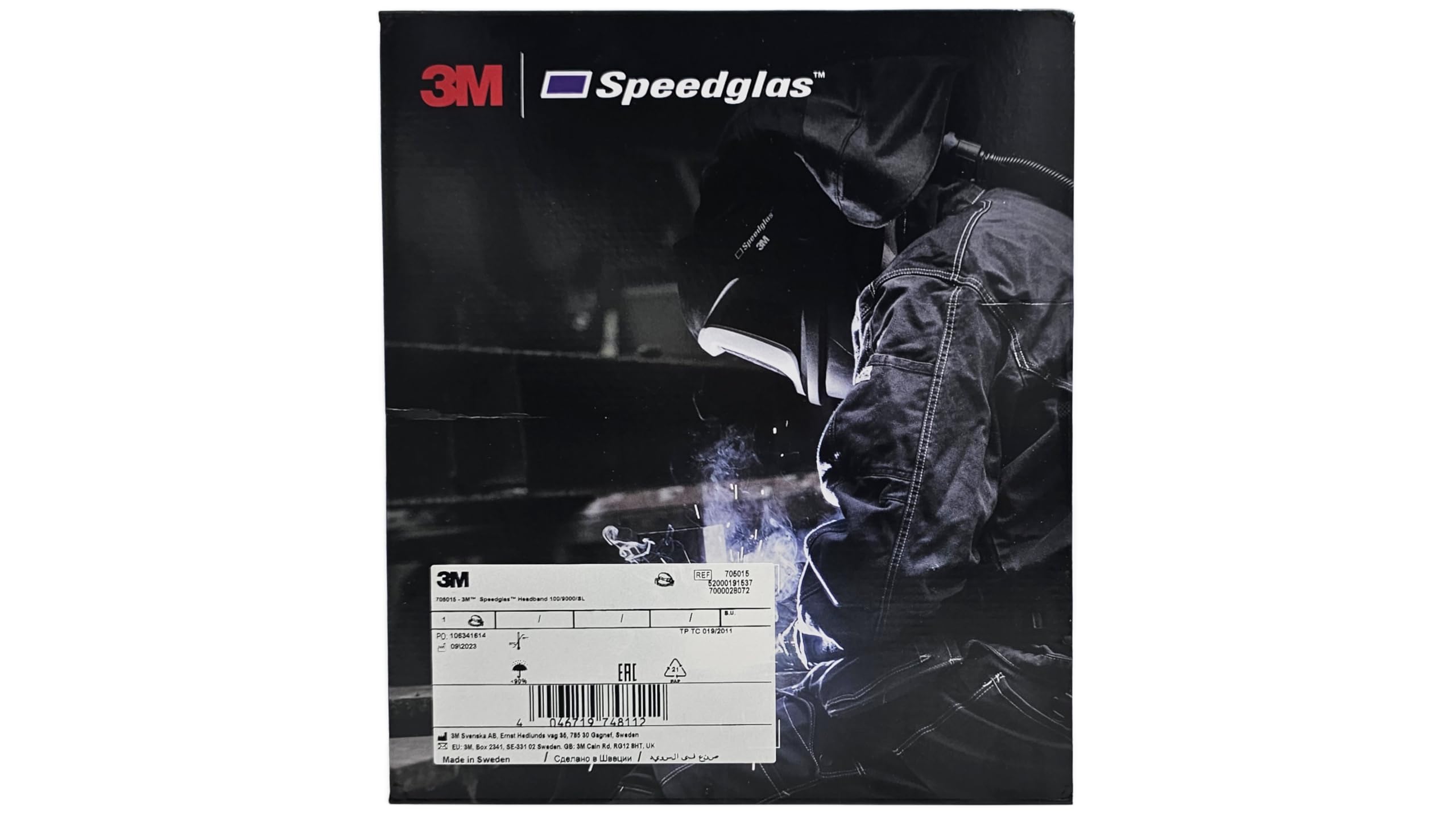 3M 705015 - ARNÉS DE CABEZA SPEEDGLAS CON PIEZAS DE MONTAJE