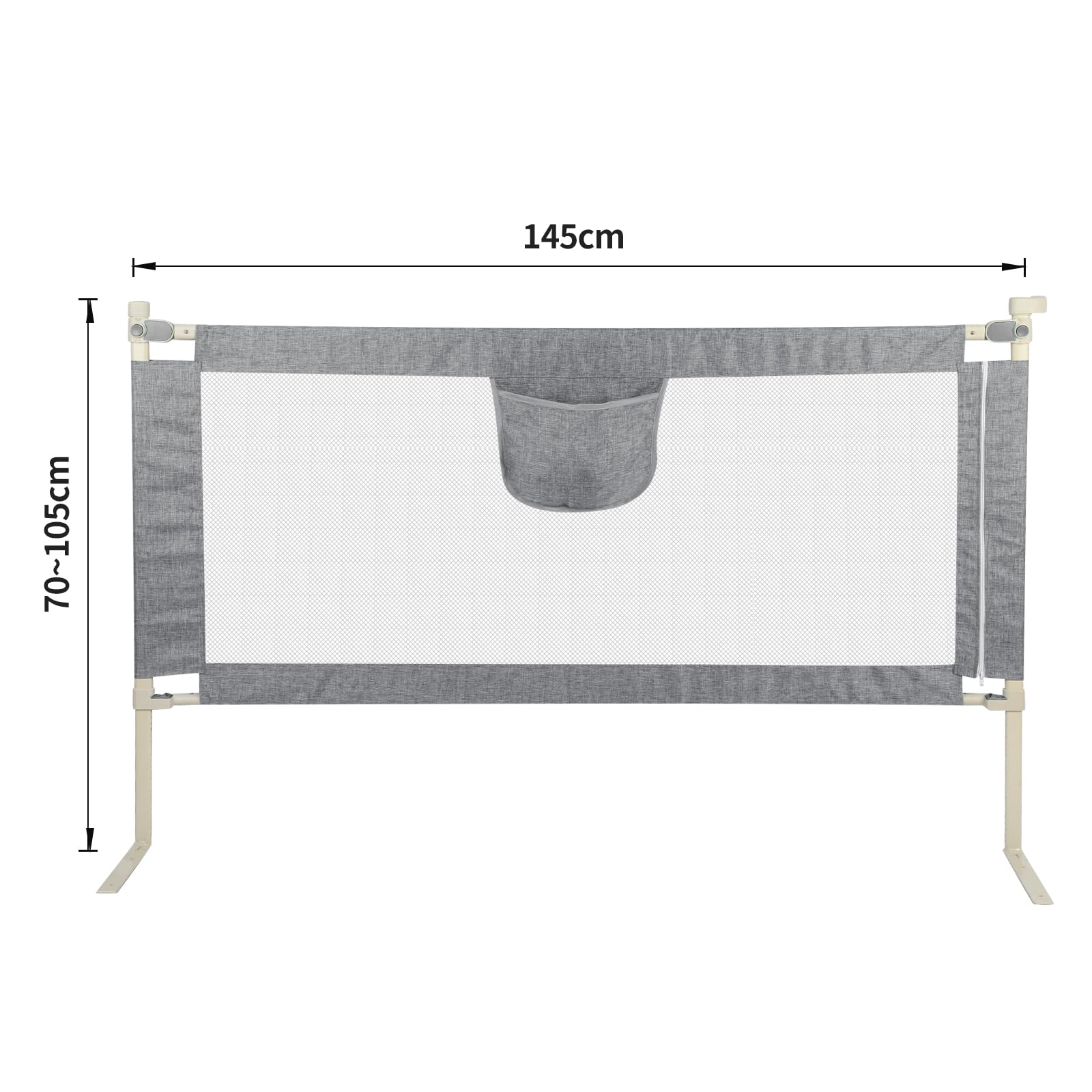 Festnight Barriera di Sicurezza Letto Bambini,Sponde Letto di Sicurezza per Bambini,Sbarra Letto Bambini,Protezione Letto per Bambini,Spondine per Letto Bambini,Spondina Letto,Barriera Letto Bambini
