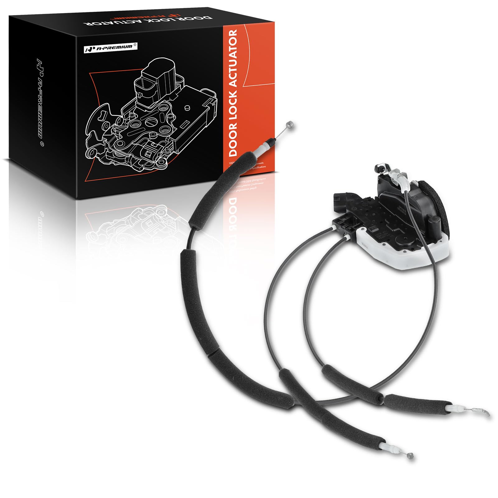 A-Premium Door Lock Latch Actuator Compatible with Nissan Armada 2017-2020 Infiniti QX56 2011-2013 QX80 2014-2019 Front Right Passenger Side 2 Pins