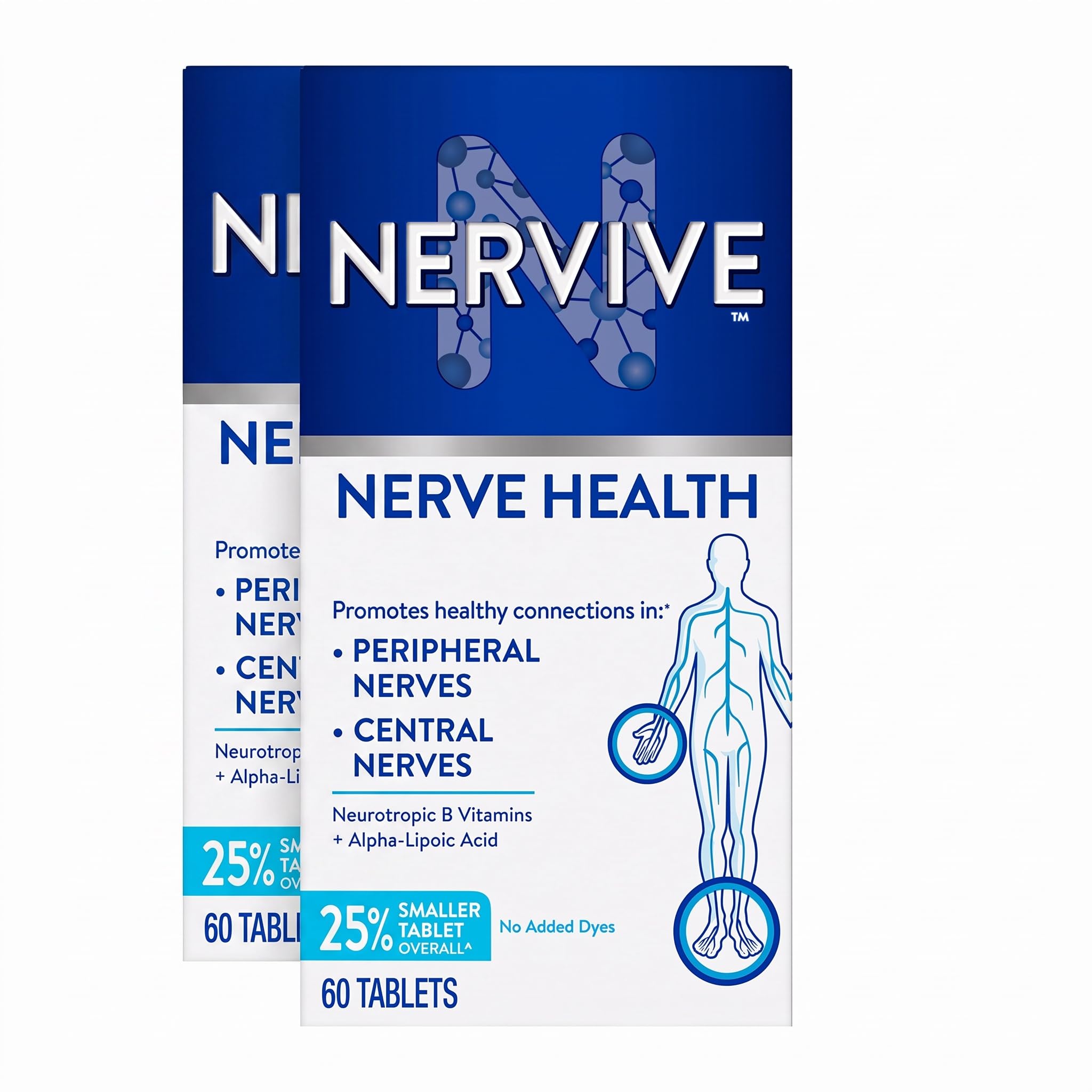 Nervive Nerve Health, Alpha Lipoic Acid, Fortify Nerve Health, Healthy Nerve Function, Healthy Blood Circulation, Supplement, Tablet, 60 Tablets — Amazon image 13