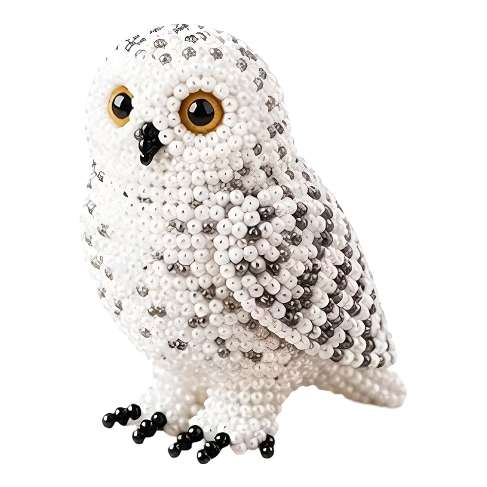Kit de bordado de cuentas de pájaro 3D, accesorios completos de arte con cuentas para diversión creativa de manualidades, perfecto para niñas, mujeres, adolescentes y adultos