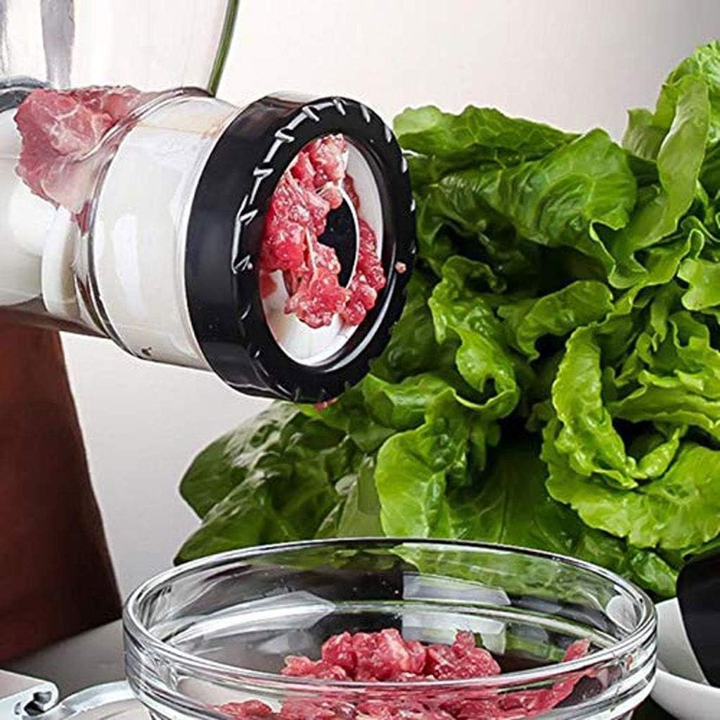 Manual Meat Grinder,Duty Powerful Base for Home Kitchen Tool Aluminum Dumpling Machine