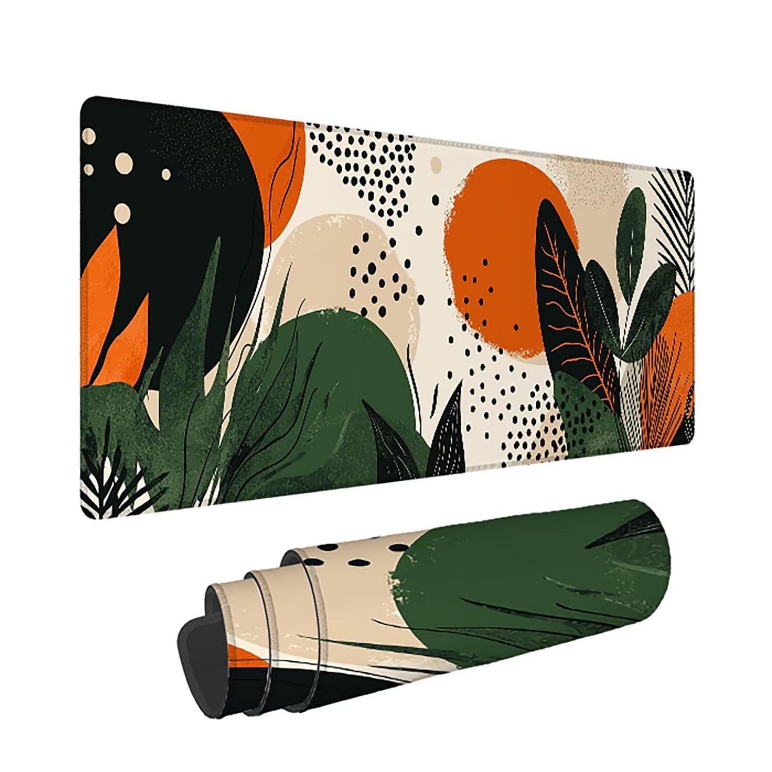 Podkładka pod mysz do gier XXL - 1400x600x3mm - Prosta duża antypoślizgowa podkładka pod klawiaturę biurową ze zszytymi krawędziami, fabryczna duża podkładka pod mysz do gier do biura i domu, poprawia