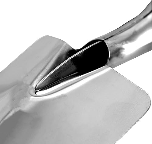 Miniatura 4 de Paleta de jardín a prueba de dobleces de acero inoxidable japonés de alta resistencia, hecha en Japón, herramienta de pala de jardín manual con