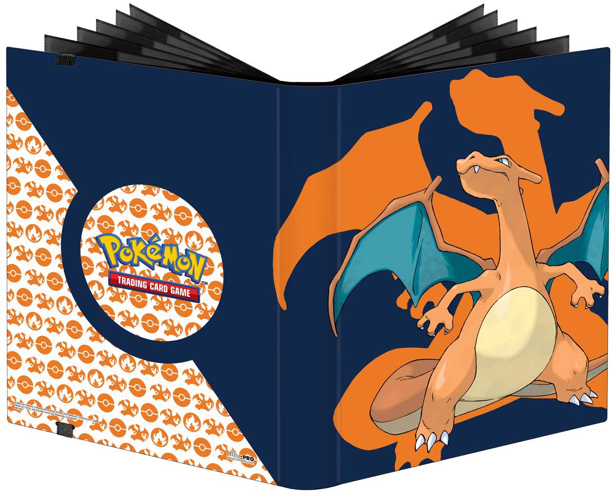 Amazon.com: Ultra Pro Charizard 9-Pocket Pro Binder for Pokemon Black :  Office Products