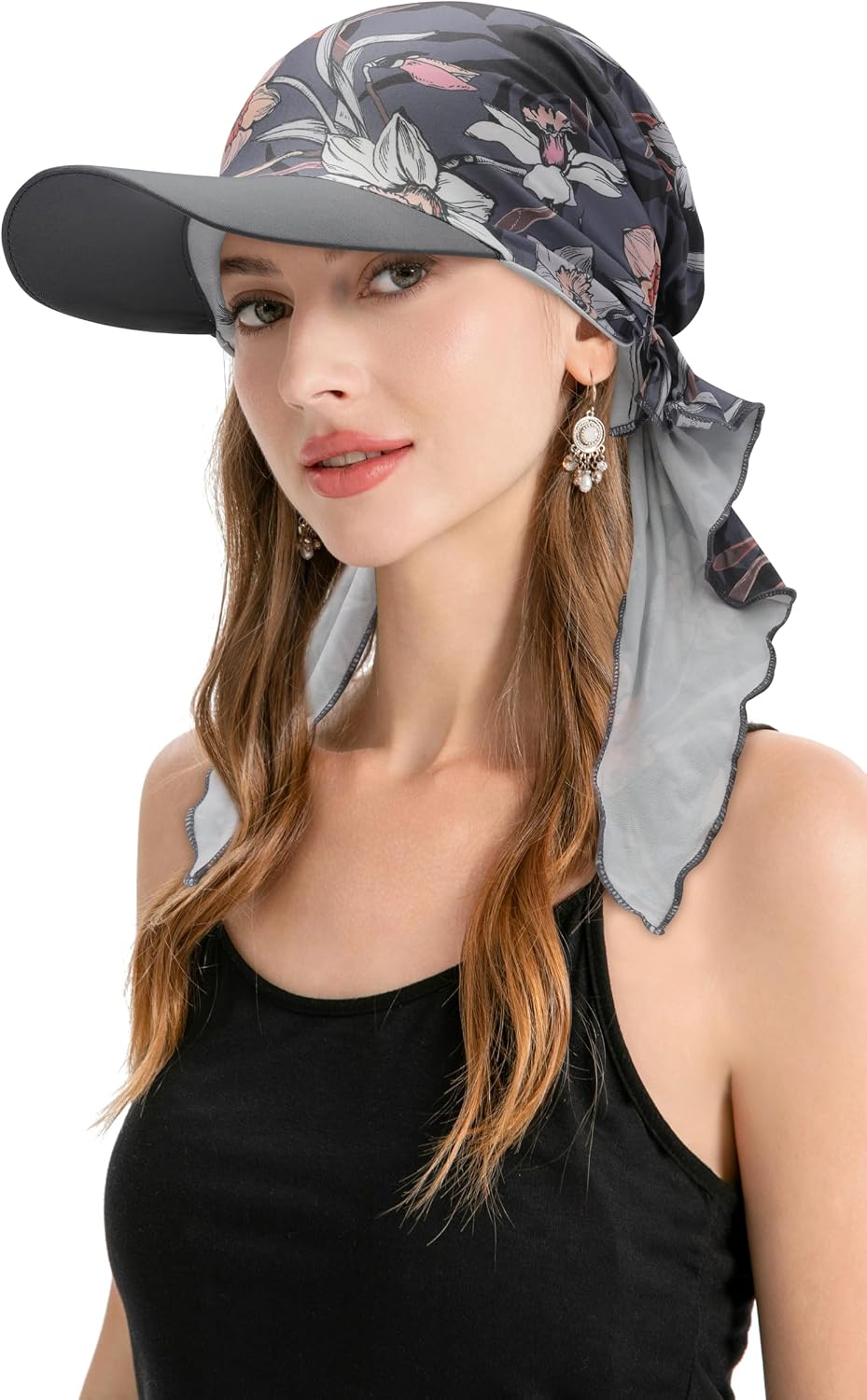 ZLYC Women Chemo Headwear Brim Lightweight Beanie Pre Tied Head Scarf image 3