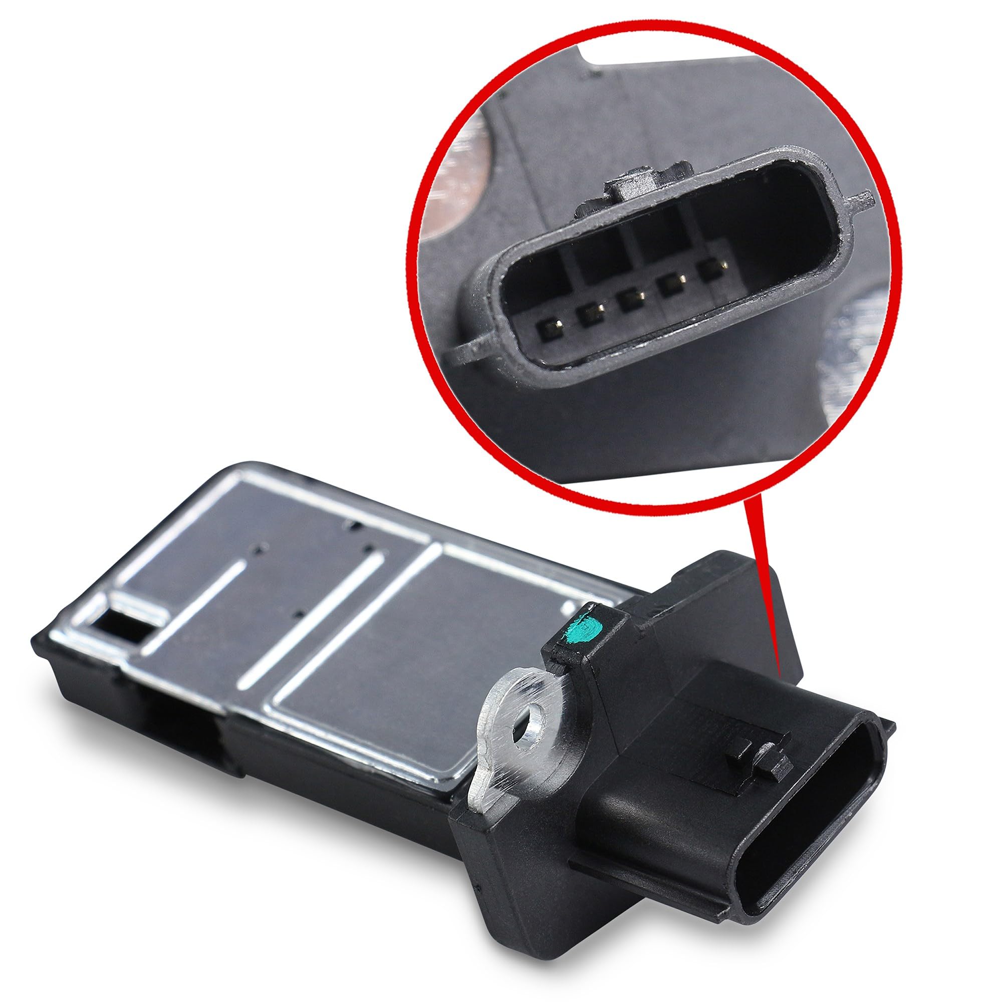 HELLA 8ET 009 142-761 Debimetro - 5a... poli - avvitato - senza collettore aspirazione | Compatibile con: INFINITI EX, FX, G Cabriolet, G Coupe, G Stufenheck, M, Q60 Cabriolet, Q60 Coupe, Q70, QX50 I, QX70