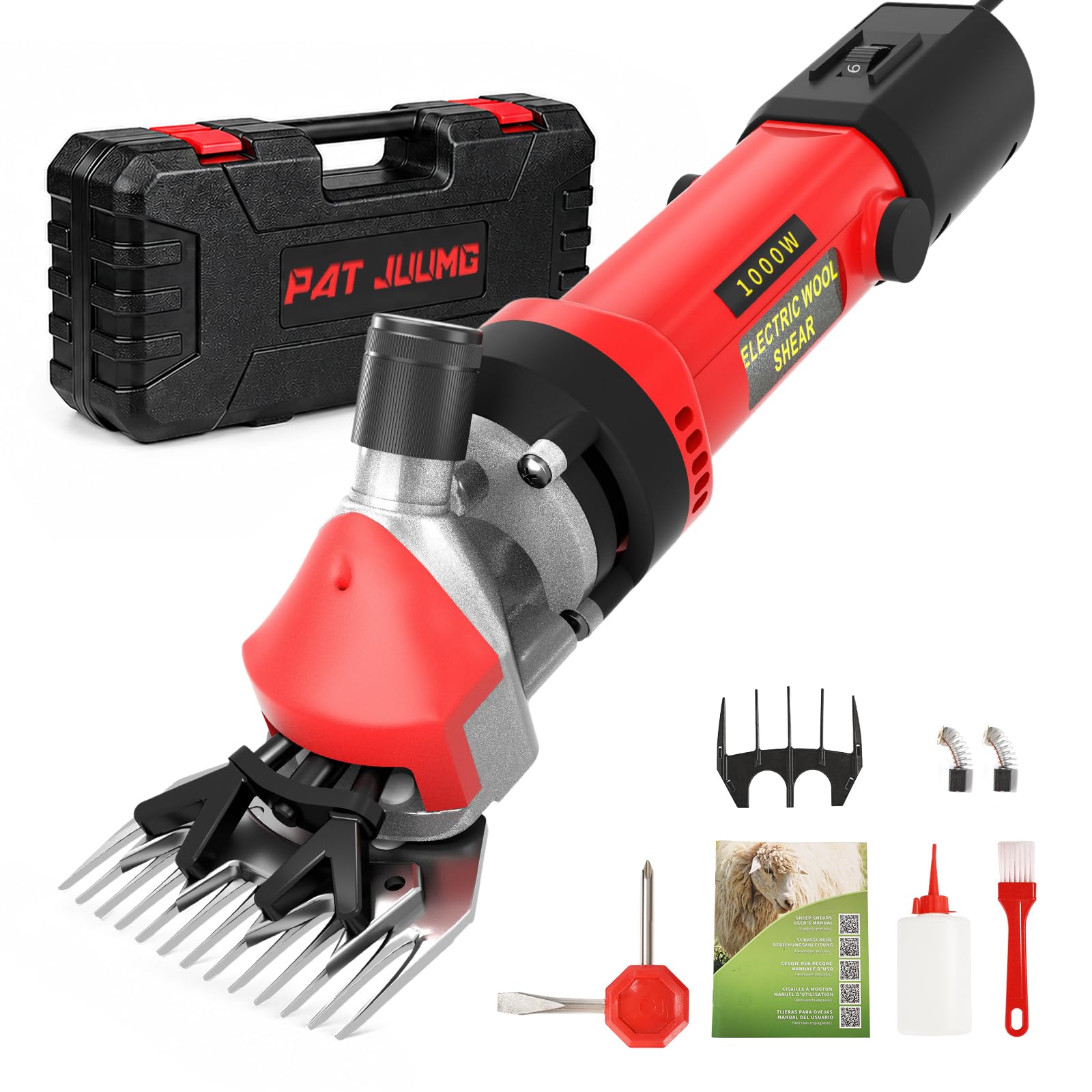 Electric Sheep Trimmer - 6 Speed, 1000W -1 Electric Sheep Trimmer - 6 Speed, 1000W -1