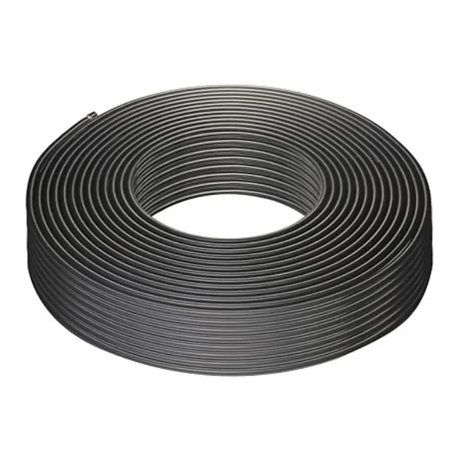 Cable Solar fotovoltaico Positivo y Negativo de 100 Metros, 6 mm², 10 AWG, certificación TUV, Color Negro y Rojo.