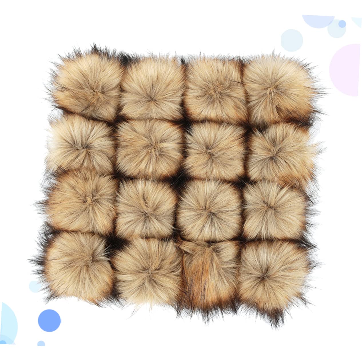 STOBOK 48pièces Boule De Pompon Peluche Pour Bricolage Créatif Décorations Mignonnes Pour Bonnets Vêtements Et Chaussures Diamètre De Matériaux Doux Et Écologiques