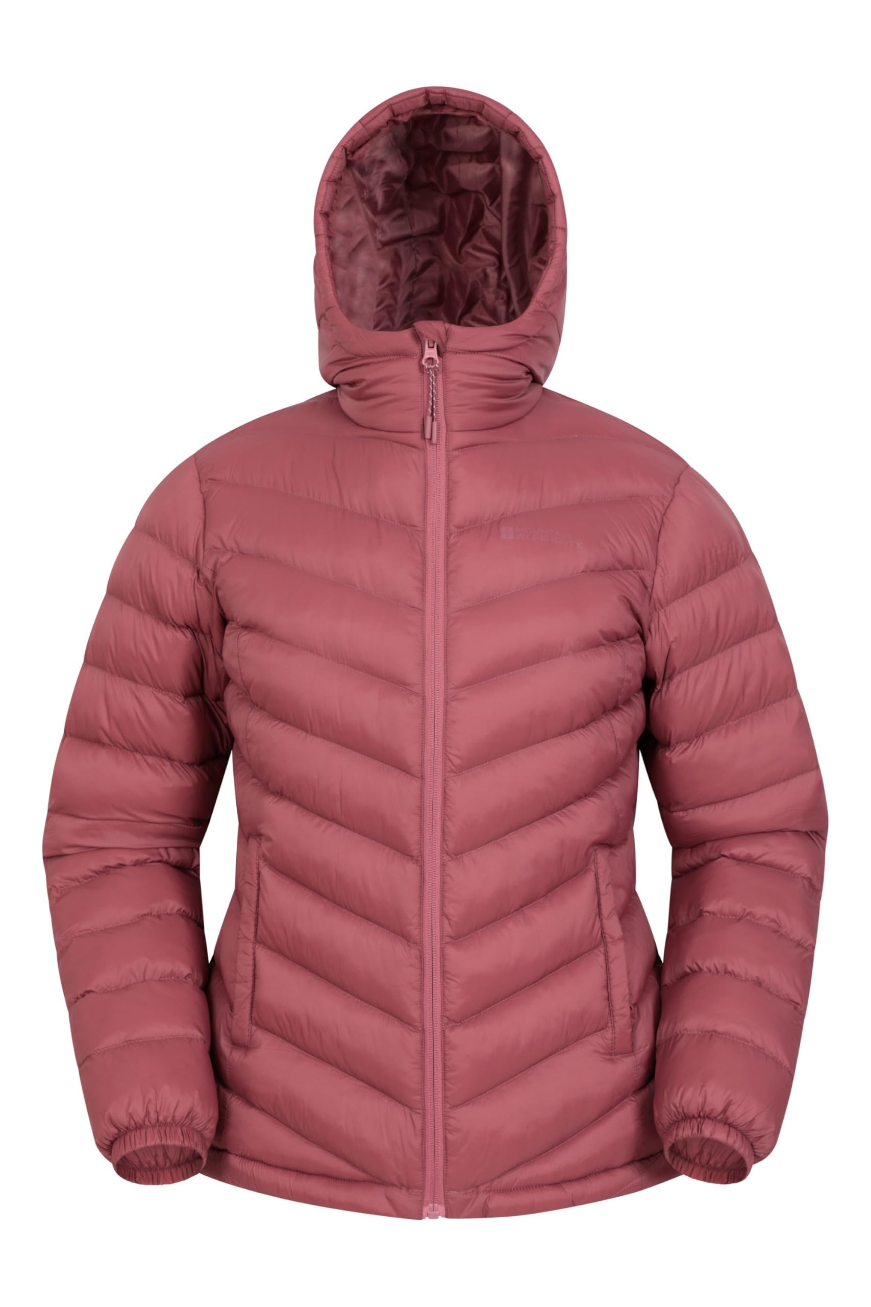 Mountain Warehouse Seasons Womens Padded Jacket - Water Resistant Coat, Puffer Jacket, Front Pockets, Adjustable Elastic Cuffs & Hood - For Spring Summer, Outdoors — view 3