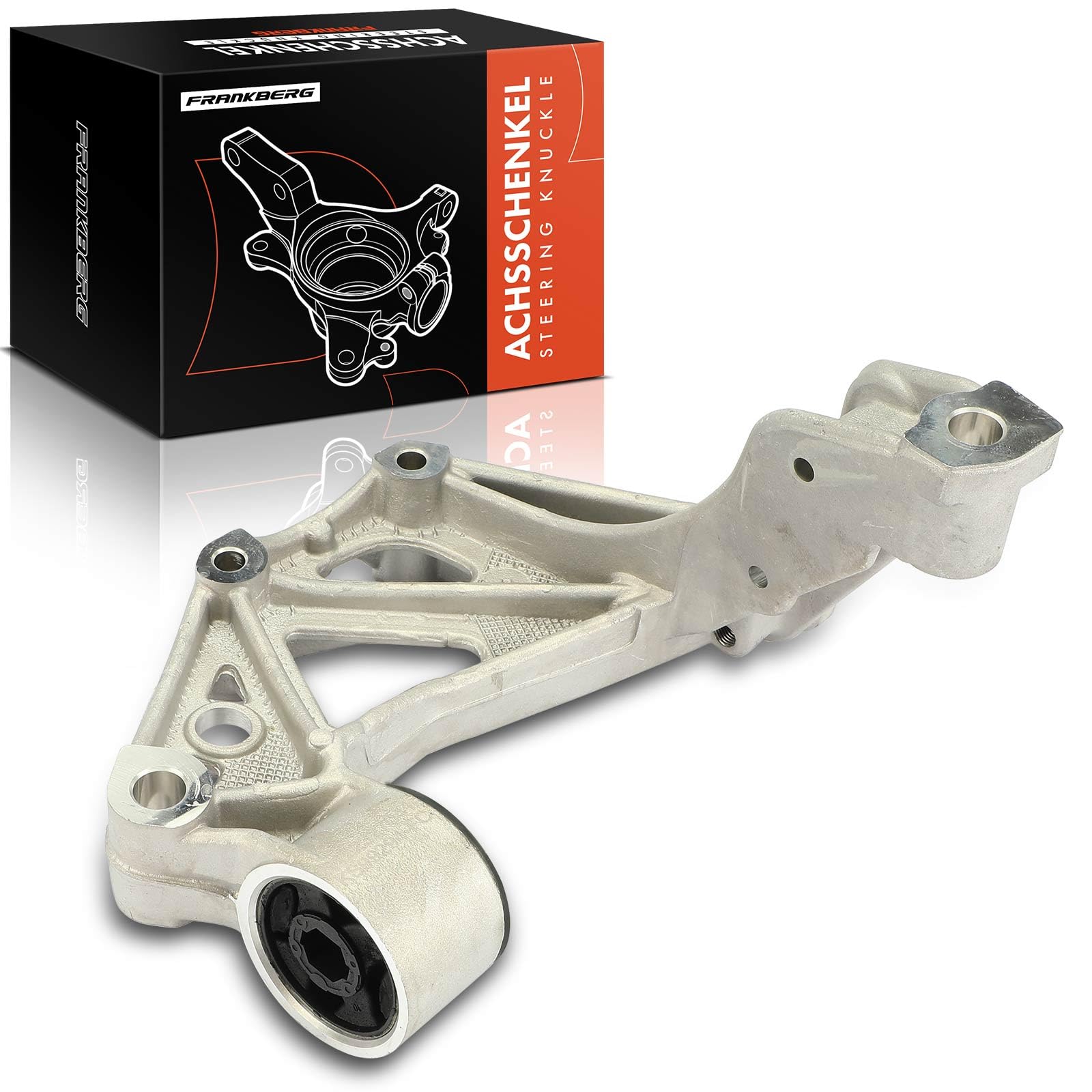 Frankberg Fusée d'essieu Suspension de roue Avant Droite Compatible avec Fox Hatchback 5Z1 5Z3 5Z4 1.2L 1.4L 2005-2011 Polo 6N2 1.4L 1999-2001 Polo 9A 9N 1.2L-1.9L 2001-2009 Remplacer# 6Q0199294D