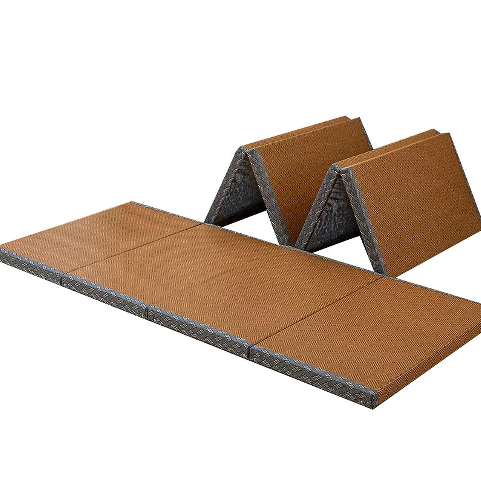 Japanische Tatami Matte, Natürliches Kokosfaser, Faltbare Matratze, Futon Boden Teppich Meditation Yoga Zen 100x200x3.5cm