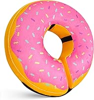 Vista 10 de Katoggy Collar Inflable para Perros, Cono Suave para Perros Después de Cirugía, Collares Donut E Ajustables Inflables para Perros y Gatos Pequeños