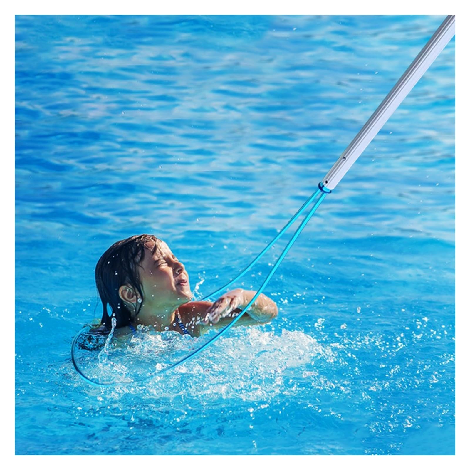 Asta telescopica for Bagnino in Lega di Alluminio | Asta di salvataggio in piscina di diverse dimensioni for il salvataggio di emergenza