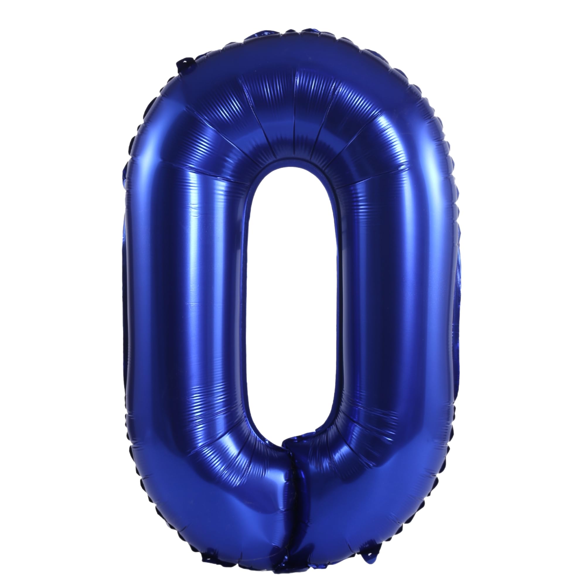 YPSelected 32 Inch Large Foil Helium Number Balloon Birthday Wedding Party 0-9 (Navy Blue, 0)