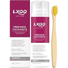 LXQQ Toothpaste 100g Gentle Oral Care, Balances Mouth Bacteria, Eliminates Bad Breath, 24H Fresh Mint, Whitening & Enamel Safe