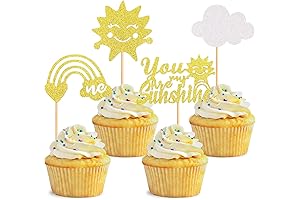 24PCS You Are My Sunshine Cupcake Toppers