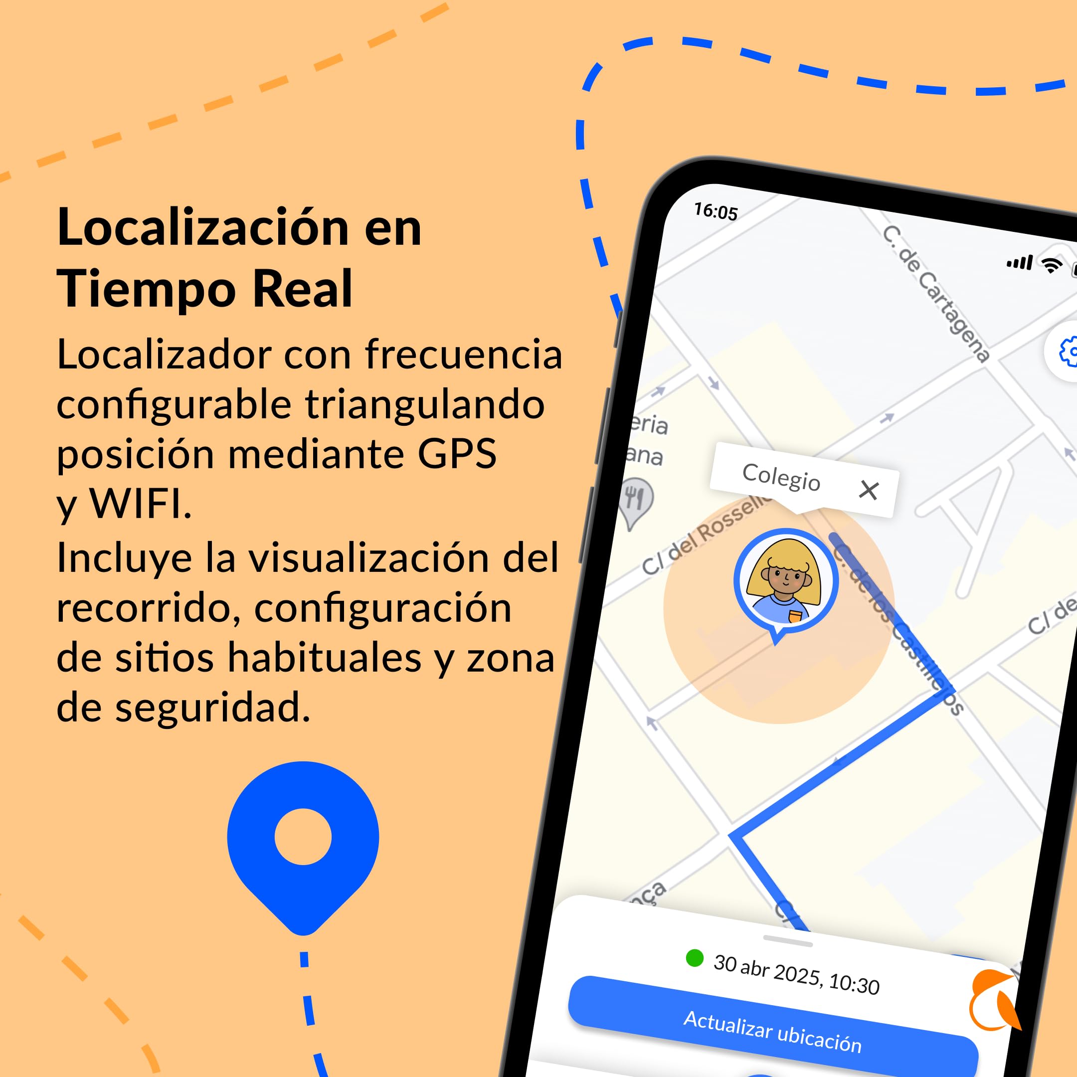 Robin K2 – Reloj Teléfono 4G GPS para Niños | Sin Juegos, Ni Redes Sociales, Ni Distracciones – Llamadas Seguras, Chat, SOS, Modo Clase, Linterna, Podómetro, App Familiar Robin (Sin SIM, Negro)