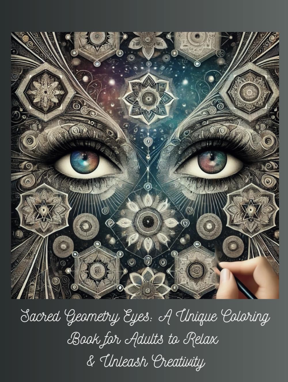 Sacred Geometry Eyes: A Unique Coloring Book for Adults to Relax & Unleash Creativity: Intricate Eye Designs & Geometric Patterns for Mindfulness, Meditation, and Stress Relief