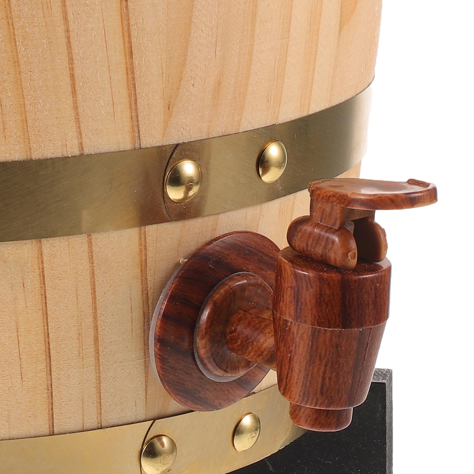 Barile in Legno di Quercia da 5l per Vino e Birra con Design Compatto e Miglioramento Naturale del Sapore, per Cucina e Ambienti Professionali