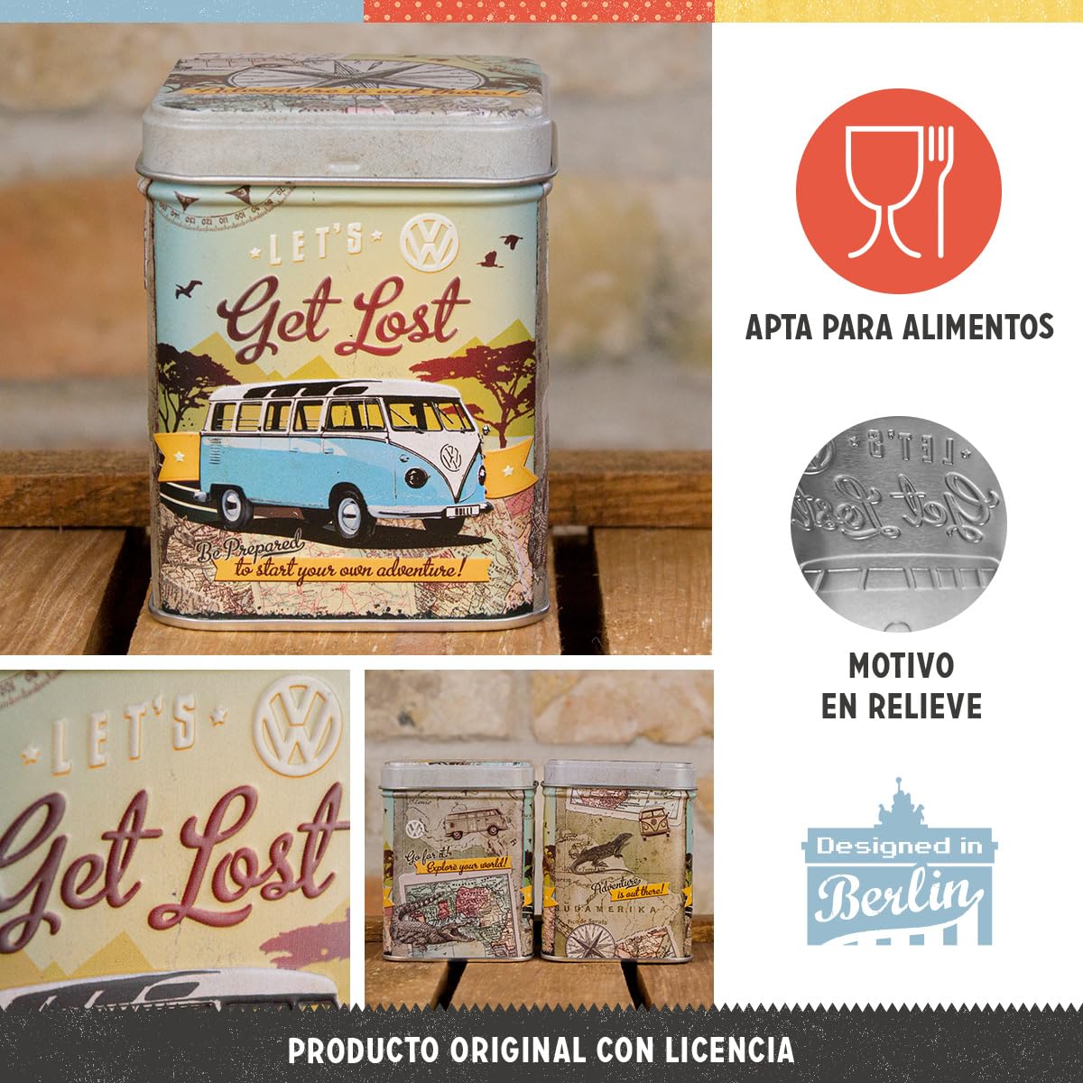 Nostalgic-Art VW Bulli - Let's Get Lost