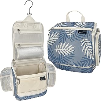 DD D&D Wanderlust D&D Hanging Travel Toiletry Bag for Men and Women – Cosmetics, Makeup and Toiletries Organizer Kit with 10 Compartments