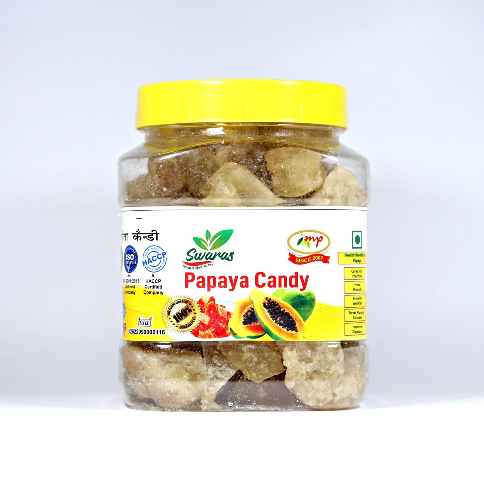 Swaras Herbals Papaya Candy - Tropical Bliss with Real Papaya Fruit Extract | 500gm |-image-18