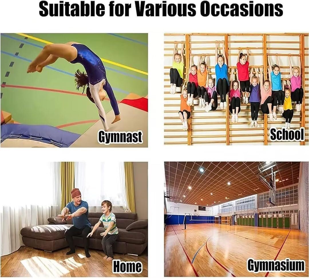 Spring Assisted Gymnastics Springboard, Heavy Duty Training Equipment for Schools Sports Clubs, Anti-Slip High Elasticity