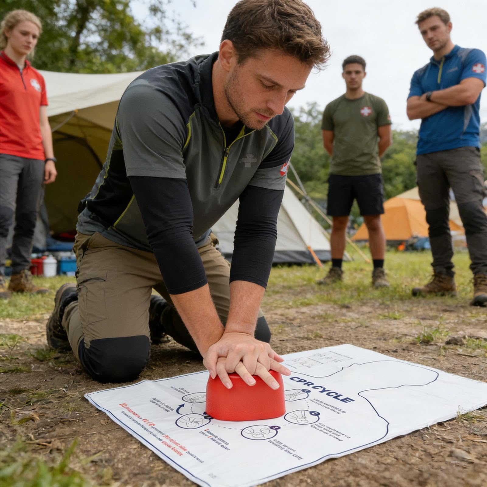 CPR-Trainingsset - Herzförmiges Trainingshilfsmittel für die Herz-Lungen-Wiederbelebung | CPR-Trainingshilfe - für Ausbildung, Studium, Zuhause und medizinisches Fachpersonal