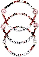 Vista 66 de FOCO NCAA unisex-adulto Paquete de 3 Pulseras de la Amistad con Cuentas con Logotipo de Equipo Universitario de la NCAA Oficialmente Licenciadas