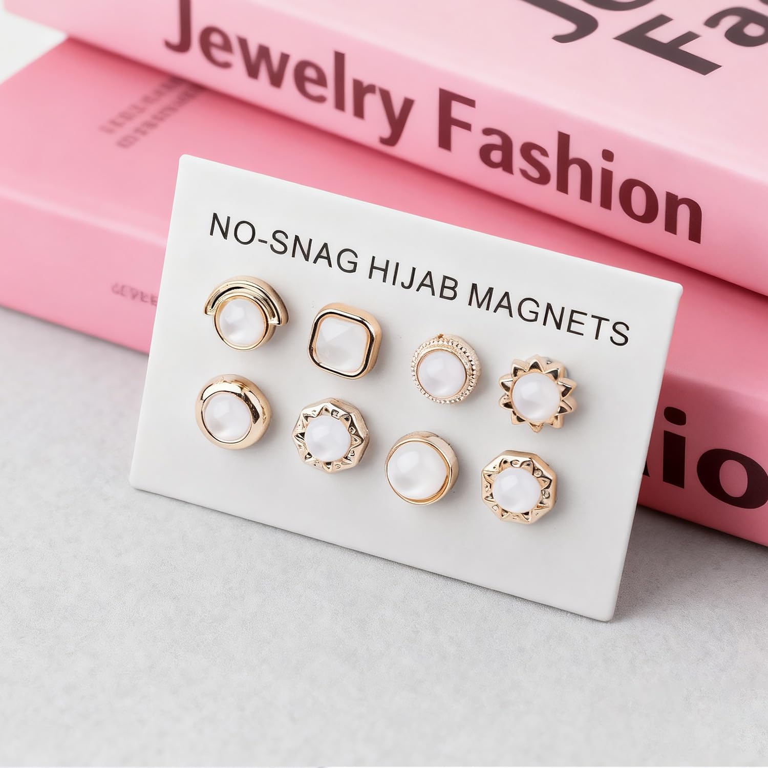 Strong Magnetic Hijab Pins, Powerful Pinless Magnets for MuslinWomen, No-Snag Colorful Scarf Magnet Clasp - Image 5