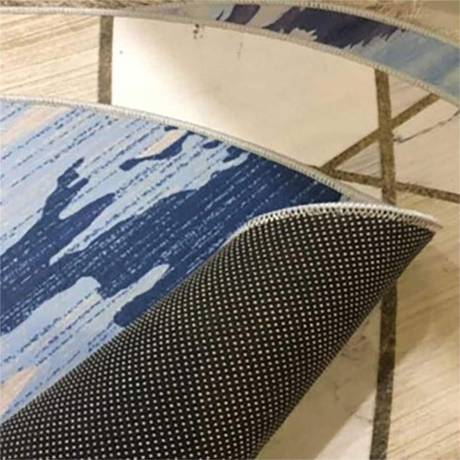Fußmatte Fußabtreter Traditionelle Fußmatte Im Boho-Persischen Stil, Halbkreisförmige Retro-Schlafzimmer-Eingangstür Teppich für Eingang(M,50x75cm(20x30))