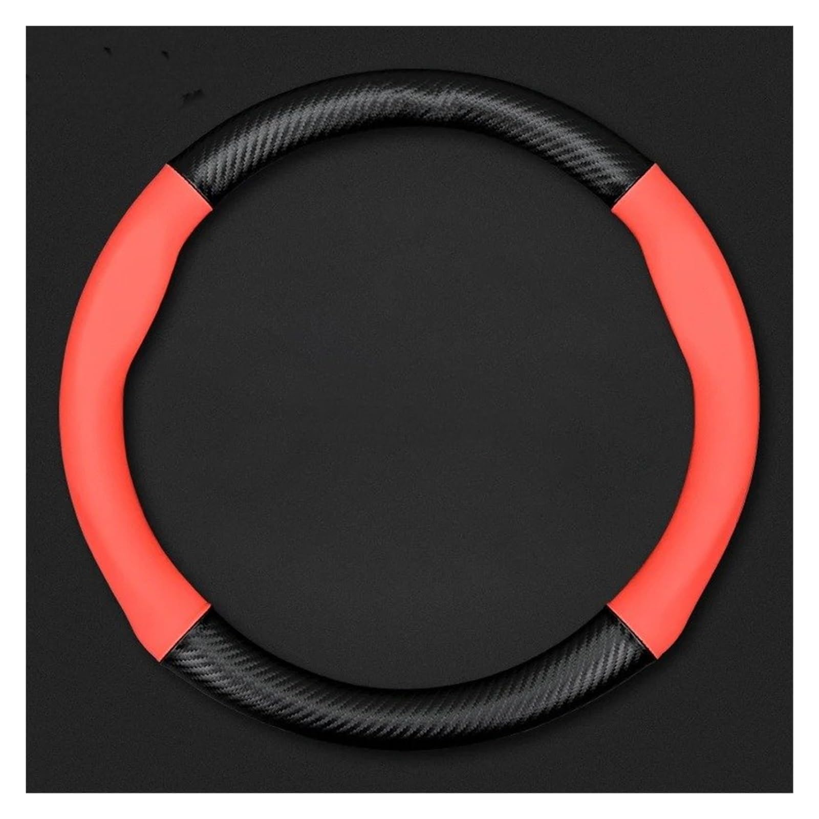 MYRFCSA Car Steering Wheel Covers, for VW Sharan MK2 7N 2012-2025 Soft Breathable and Anti-Slip Car Accessory Steering Wheel Protector Cover,A