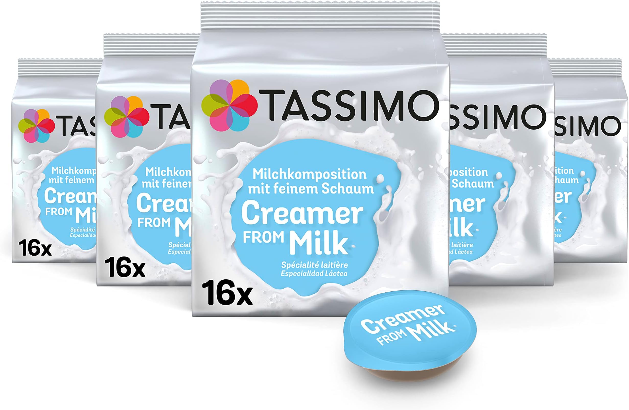 Tassimo Milch Komposition, 5er Pack (5 x 16 Portionen)