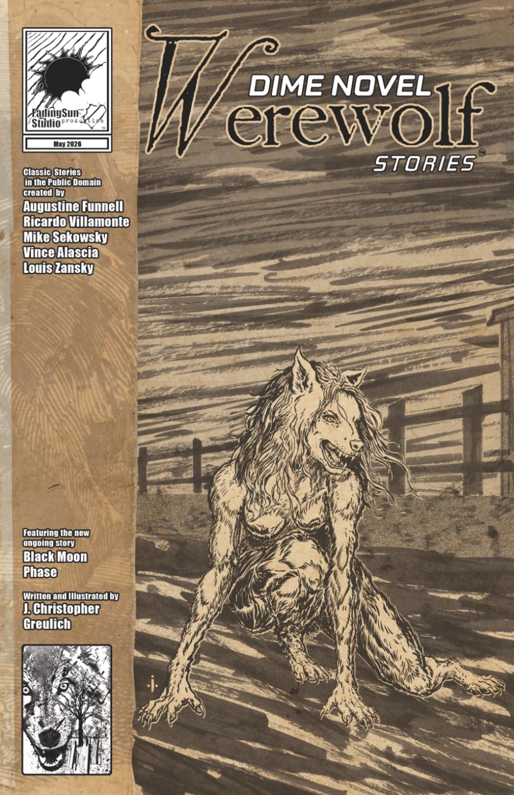 Dime Novel Werewolf Stories Issue Five: Featuring Black Moon Phase by J. Christopher Greulich