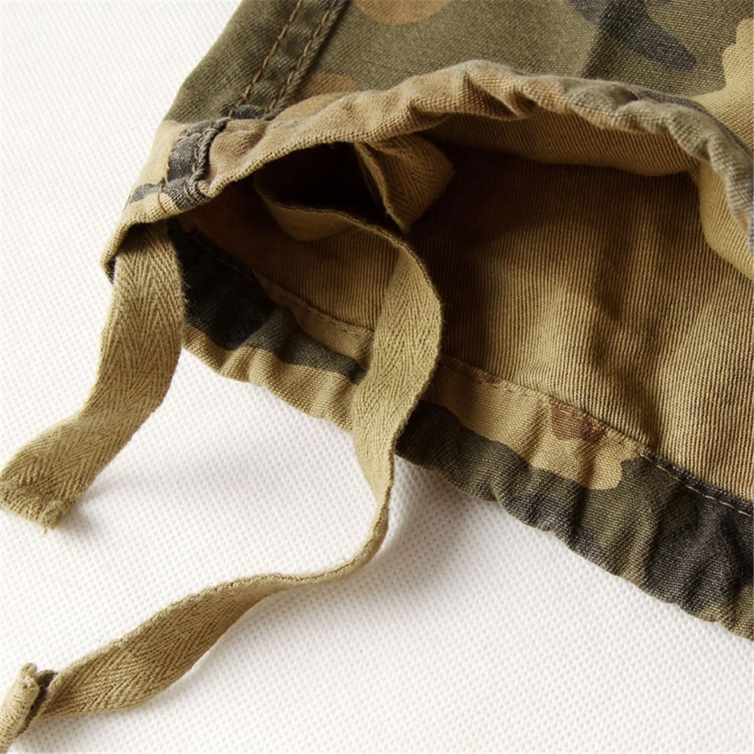 Vogrtcc Pantaloni Cargo da Uomo Pantaloni Militari Multitasche Larghi Casuali