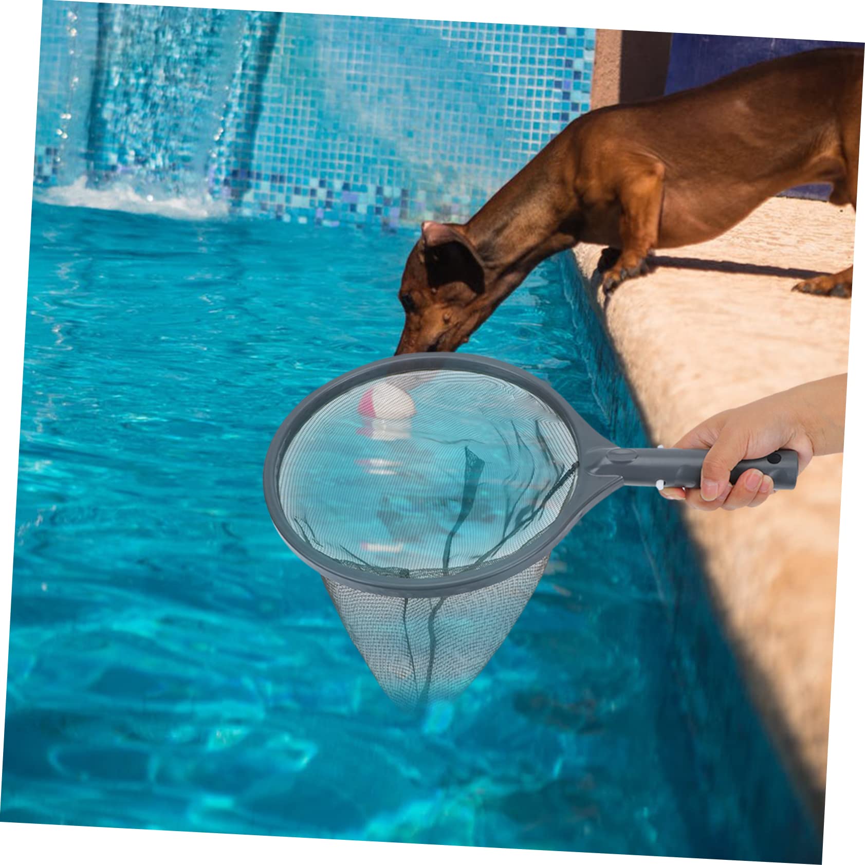 Sosoport 2 Piezas De Red De Hojas con Asa Fácil De Usar para Limpieza De Piscinas.