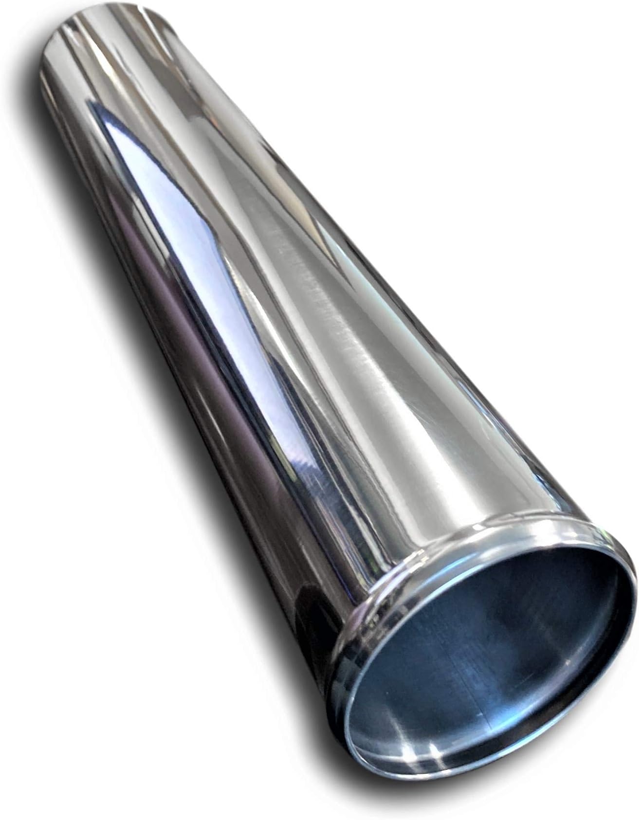 ETL Performance 4.00" Diameter Aluminum Pipe Polished 18.00" Length Exhaust Intake Tube Tubing Universal Seamless Round Custom Mandrel Intercooler Piping