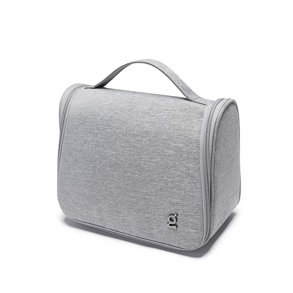 I CASE UV Multi-Utility Bag, Essentials Travel Toiletry Kit Bag for Men & Women, Travel Organizer Case (Grey)