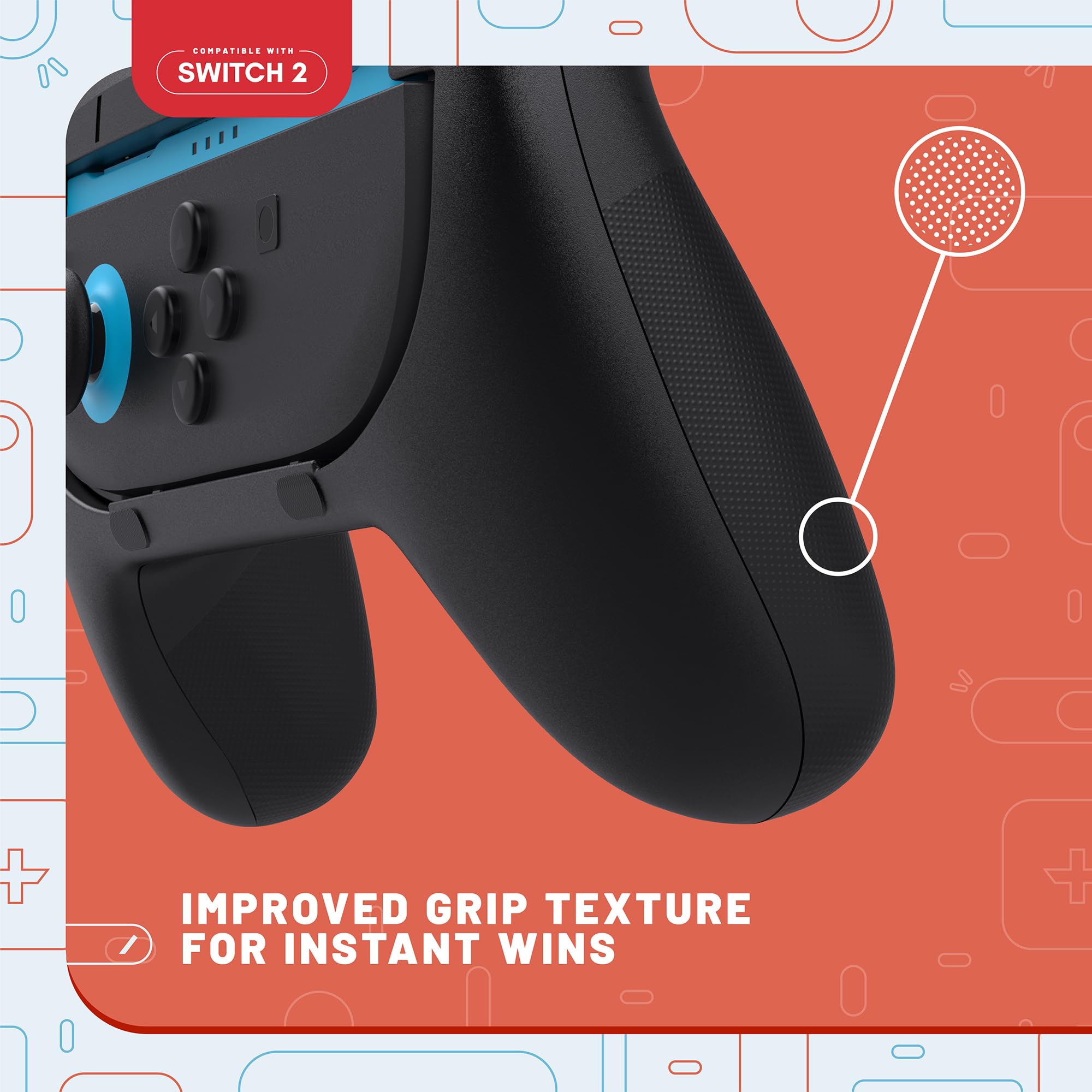 STEALTH Joy-Con uchwyty kompatybilne z Switch 2 - dwupak