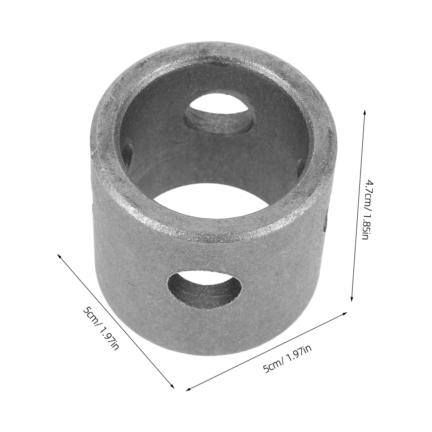 Gatuida 2piezas Soporte De Montaje De Tubo para Cabestrante De Remolque Cabestrante De Remolque Giratorio De Alta Carga Montaje por Soldadura y Caravana